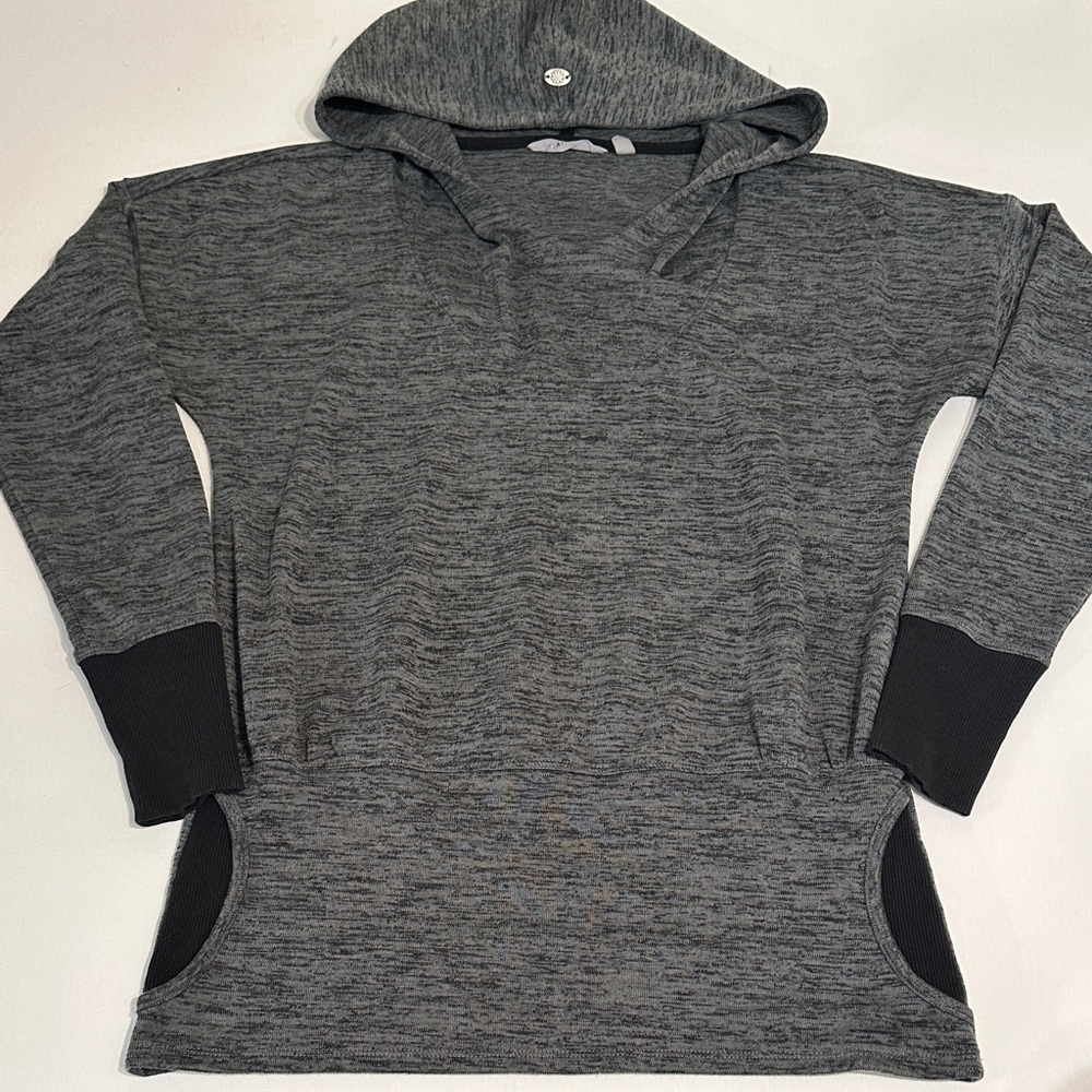 ATHLETA Heathered Gray Black Women's
Hooded Pullover